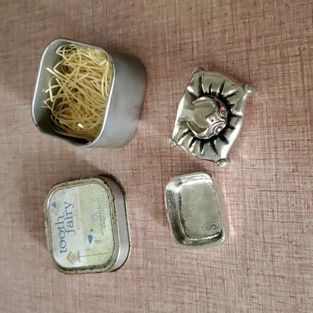 Metal Tooth fairy Keepsake box